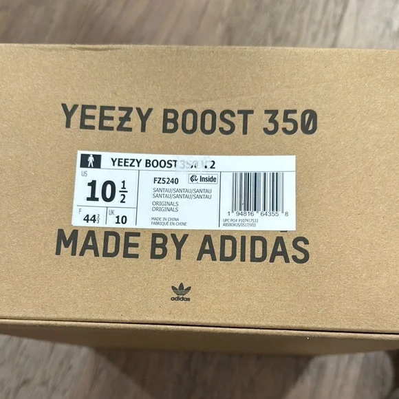 EUC Yeezy Boost 350 v2 Sand Taupe 2020 Size 10.5 - Picture 10 of 10